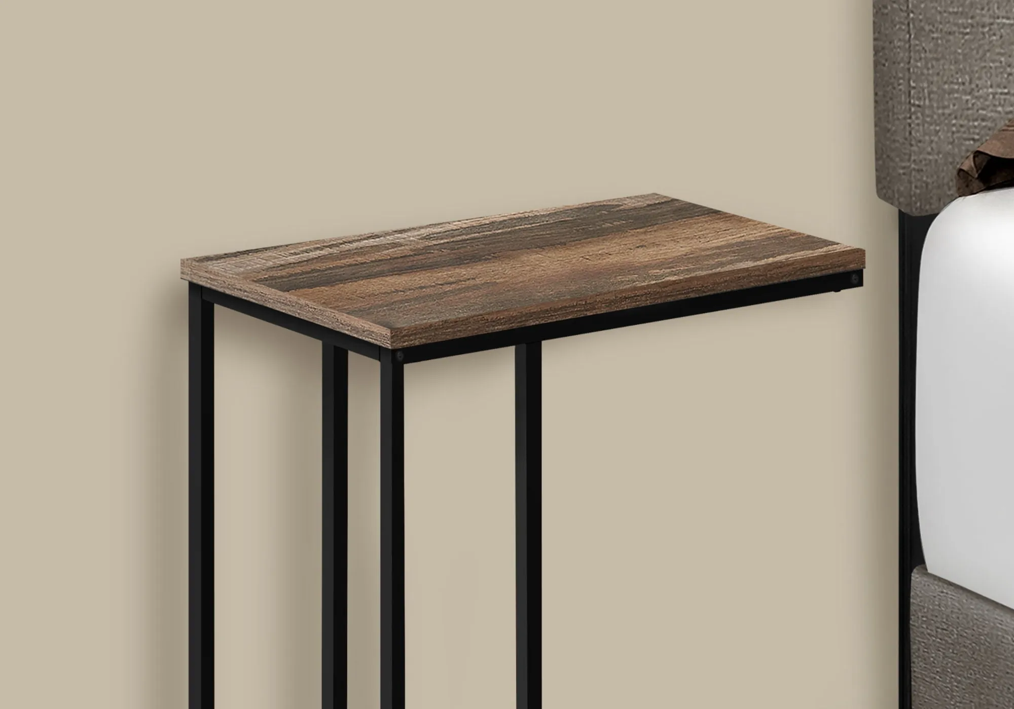 Accent Table, C - Shaped, Space-Saving Functionality by Couch.com