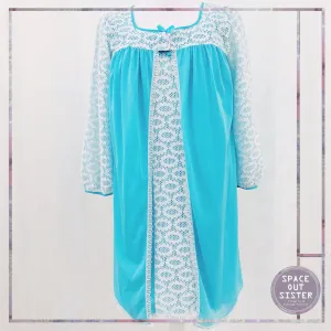 Circa 1960s Vintage Odetta Short Nightdress & Negligee