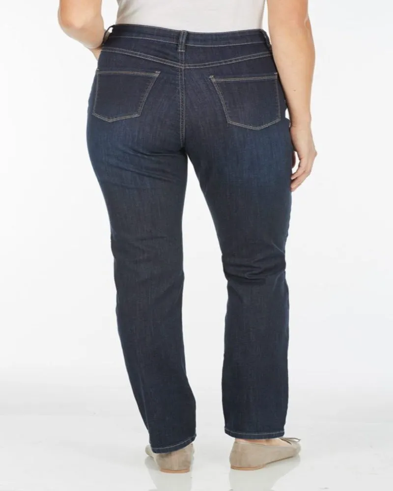 FDJ French Dressing Peggy Petite Cool Max Straight Leg Jeans Twilight Style 8804630