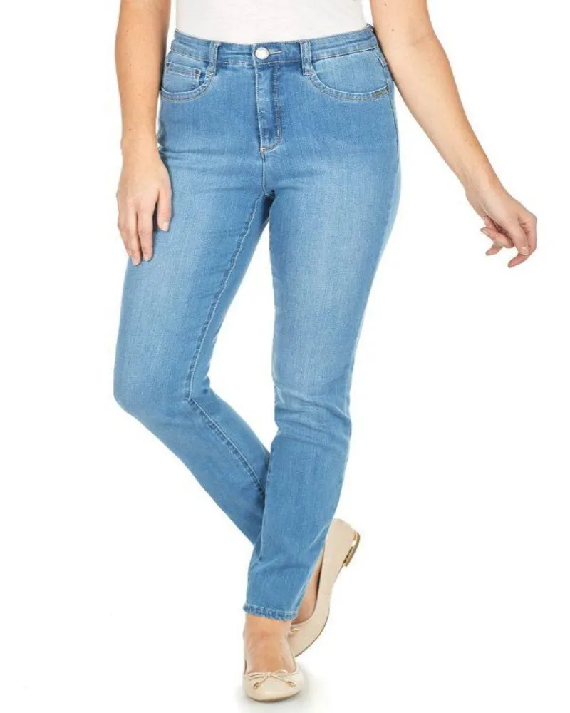 FDJ French Dressing Suzanne Cool Max Slim Leg Jeans Chambray Style 6705630