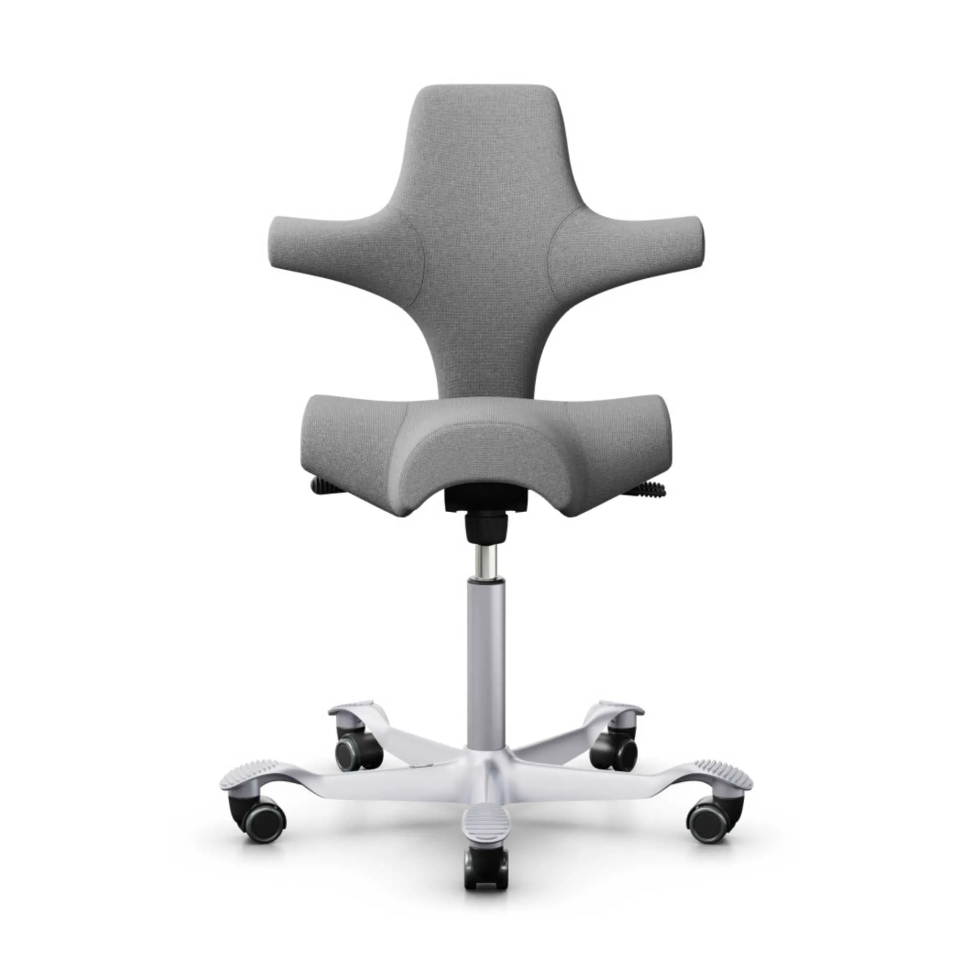 HAG Capisco 8106 Ergonomic Chair, Grey/Silver
