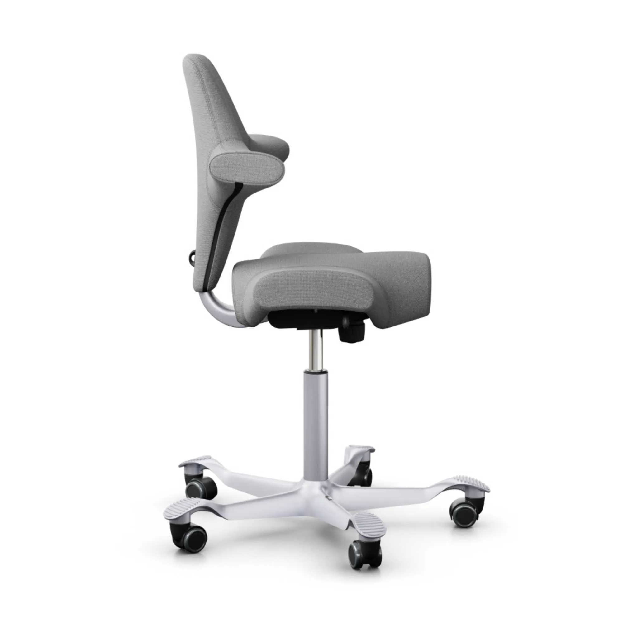 HAG Capisco 8106 Ergonomic Chair, Grey/Silver