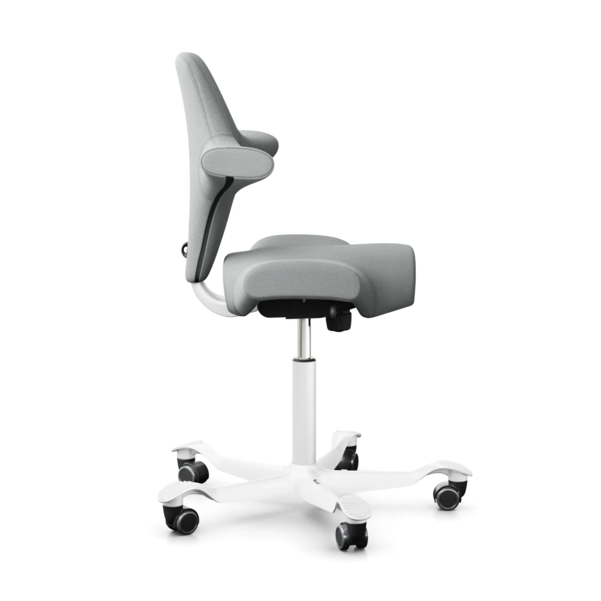 HAG Capisco 8106 Ergonomic Chair, Grey/White