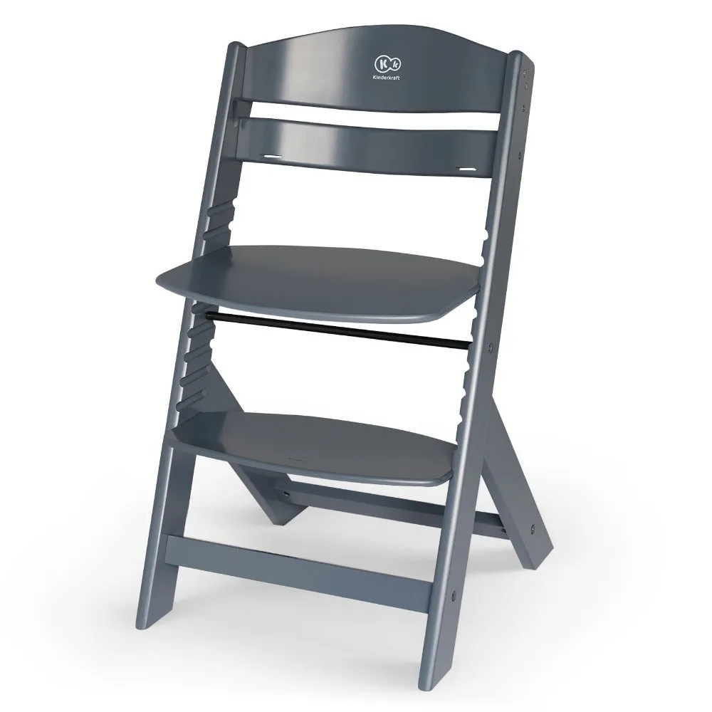 Kinderkraft Enock Highchair ( Cushion   Safety Harness   Tray Included)