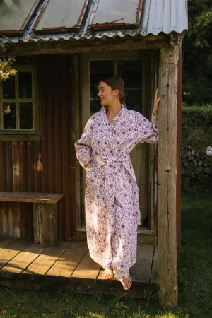 Quilted Dressing Gown - Earth - Restocking September 2025